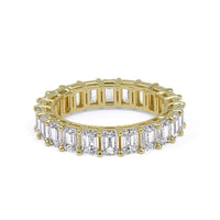 Emerald Cut Eternity Band